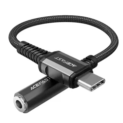 Adattatore Audio USB-C - 3.5mm Acefast C1-07, Nero