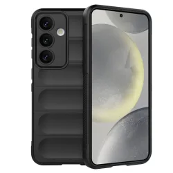 Custodia per Samsung Galaxy S24 S921, Techsuit, Magic Shield, Nera