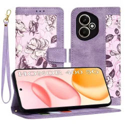 Custodia per Honor 400, Techsuit, FlipCraft, Viola