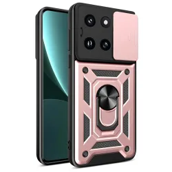 Custodia per Xiaomi 14, Techsuit, CamShield, Rosa