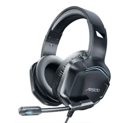 Cuffie Gaming 3.5mm Yesido EK01, RGB, 1.2m, Nere