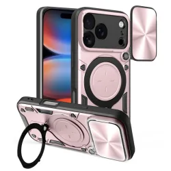Custodia per Apple iPhone 17 Pro Max, Techsuit, CamGuard Pro, Rosa Dorato