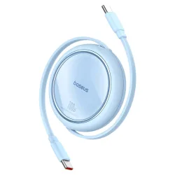 Cavo Dati e Ricarica USB-C - USB-C Baseus Free2Draw Mini Retrattile, 100W, 1m, Blu P10364500311-00