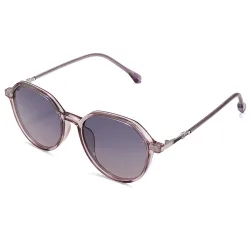 Occhiali da Sole Donna Techsuit 2203, Polarizzati, Protezione UV, Grigio Rosa