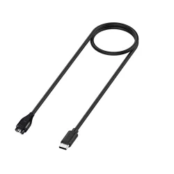 Cavo di Ricarica Techsuit TGC2 per Garmin Watch Fenix / vivoactive Series, USB-C, Nero