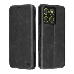 Custodia per Motorola Edge 70, Techsuit, Safe Wallet Plus, Nera