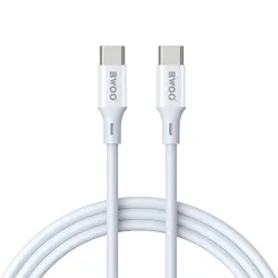 Cavo Dati e Ricarica USB-C - USB-C BWOO X282, 60W, 1m, Bianco