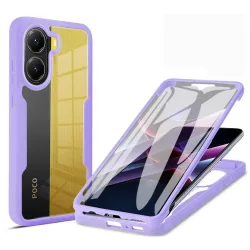 Custodia per Xiaomi Poco X7 Pro, Techsuit, ColorVerse 360, Viola