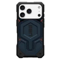 Custodia MagSafe per Apple iPhone 17 Pro Max, Urban Armor Gear, Monarch Pro Kevlar, Blu Navy