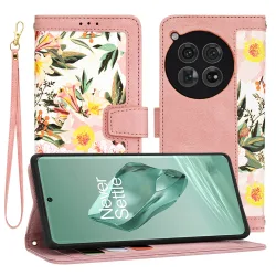Custodia per OnePlus 12, Techsuit, FlipCraft, Rosa