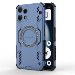 Custodia MagSafe per Nothing Phone (3a) Lite, Techsuit, ArmorMag, Blu