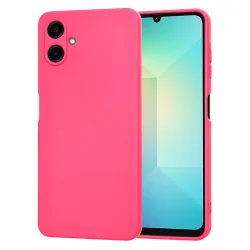 Custodia per Samsung Galaxy A06 A065, Techsuit, SoftFlex, Rosa Scuro