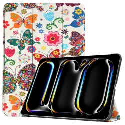 Custodia per Apple iPad Pro 13 (2024), Techsuit, FoldPro Butterfly, Multicolore