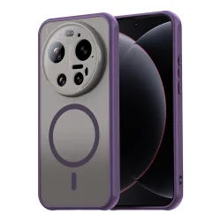 Custodia MagSafe per Xiaomi 17 Ultra, Techsuit, HaloFrost II, Viola