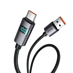 Cavo Dati e Ricarica USB-A - USB-C McDodo CA-6520 Display, 100W, 1.2m, Nero