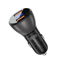 Caricabatterie Auto Acefast B7, 45W, 4.5A, 2 x USB-A, Nero