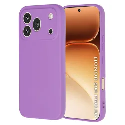 Custodia per Honor 600 Pro, Techsuit, SoftFlex, Viola
