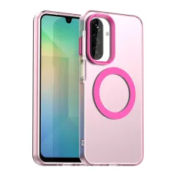Custodia MagSafe per Samsung Galaxy A26 A266, Techsuit, CandyCase, Rosa