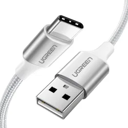 Cavo Dati e Ricarica USB-A - USB-C UGREEN US288, 18W, 1m, Bianco