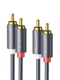 Cavo Audio UGREEN AV104, 2 x RCA - 2 x RCA, 1.5m, Nero
