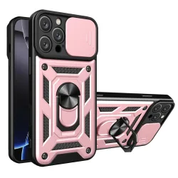 Custodia per Apple iPhone 16 Pro, Techsuit, CamShield, Rosa