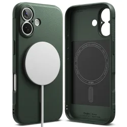 Custodia MagSafe per Apple iPhone 17, Ringke, Onyx, Verde Scuro