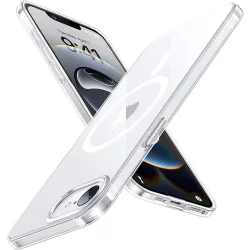 Custodia MagSafe per Apple iPhone 17e / 16e, Torras, OriginFit, Trasparente