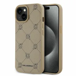 Custodia MagSafe per Apple iPhone 15, Karl Lagerfeld, Karl's Head, Beige