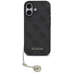 Custodia MagSafe per Apple iPhone 17, Guess, 4G Charm Cradle, Nera