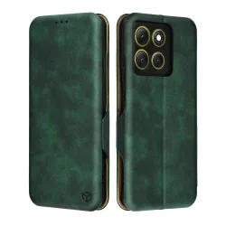 Custodia per Motorola Moto G86, Techsuit, Safe Wallet Plus, Verde