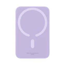 Batteria Esterna Wireless Baseus Mini Air, 6000mAh, 20W, PD + FQI, 1 x QI - 1 x USB-C, Viola P10059002513-00