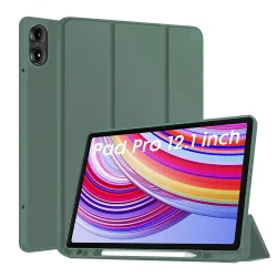Custodia per Xiaomi Redmi Pad Pro / Pad / Pad Pro 5G, Techsuit, Flex Trifold, Verde