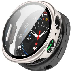 Custodia Techsuit Defense360 Pro per Samsung Galaxy Watch9 / Watch8 44mm, Argento Perla