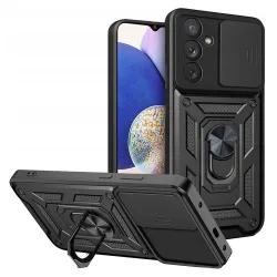 Custodia per Samsung Galaxy A14 A145 / A14 5G A146, Techsuit, CamShield, Nera