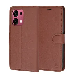 Custodia per Oppo A6 Pro 5G / A6 Pro 4G, Techsuit, Leather Folio, Marrone