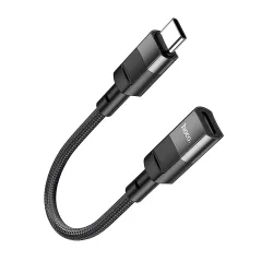 Adattatore Dati e Ricarica Lightning - USB-C HOCO U107, 0,1m, Nero