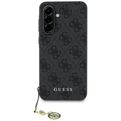 Custodia per Samsung Galaxy A56 A566, Guess, 4G Charm, Nera