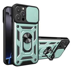 Custodia per Apple iPhone 16 Pro Max, Techsuit, CamShield, Verde