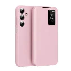 Custodia per Samsung Galaxy A17 4G / A17 5G / A26 A266, Techsuit, SmartView, Rosa