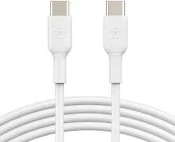 Cavo Dati e Ricarica USB-C - USB-C Belkin BoostCharge, 60W, 1m, Set 2 pezzi, Bianco CAB003bt1MWH2PK