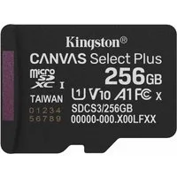 Scheda di Memoria microSDXC Kingston Canvas Select Plus Android A1, 256Gb, Classe 10 / UHS-1 U1 SDCS3/256GBSP