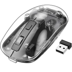 Mouse Wireless HOCO GM29, 1600DPI, BT / Wi-Fi, Nero