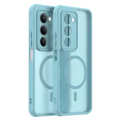 Custodia MagSafe per Xiaomi Redmi 15 5G / 15 4G, Techsuit, HaloFrost II, Verde Chiaro