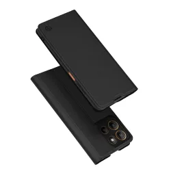 Custodia per Motorola Moto G15 / G15 Power, Techsuit, Magskin Book, Nera