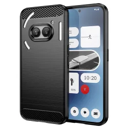 Custodia per Nothing Phone (2a) Plus / Phone (2a), Techsuit, Carbonio, Nera
