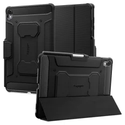 Custodia per Samsung Galaxy Tab S11, Spigen, Rugged Armor Pro, Nera ACS10149
