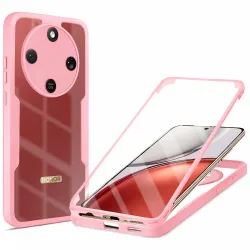 Custodia per Honor Magic8 Lite, Techsuit, ColorVerse 360, Rosa