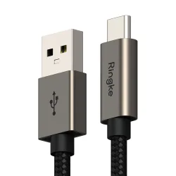 Cavo Dati e Ricarica USB-A - USB-C Ringke, 60W, 2m, Nero
