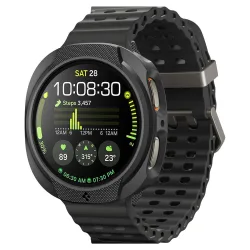 Custodia Spigen Liquid Air per Samsung Galaxy Watch9 / Watch8 44mm, Nera Opaca ACS09839