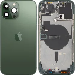Copertura Batteria Apple iPhone 13 Pro Max, Con Scocca Centrale, Verde (Alpine Green), Swap Premium